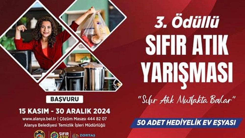 3. Sıfır Atık Mutfakta Başlar Yarışması başlıyor!