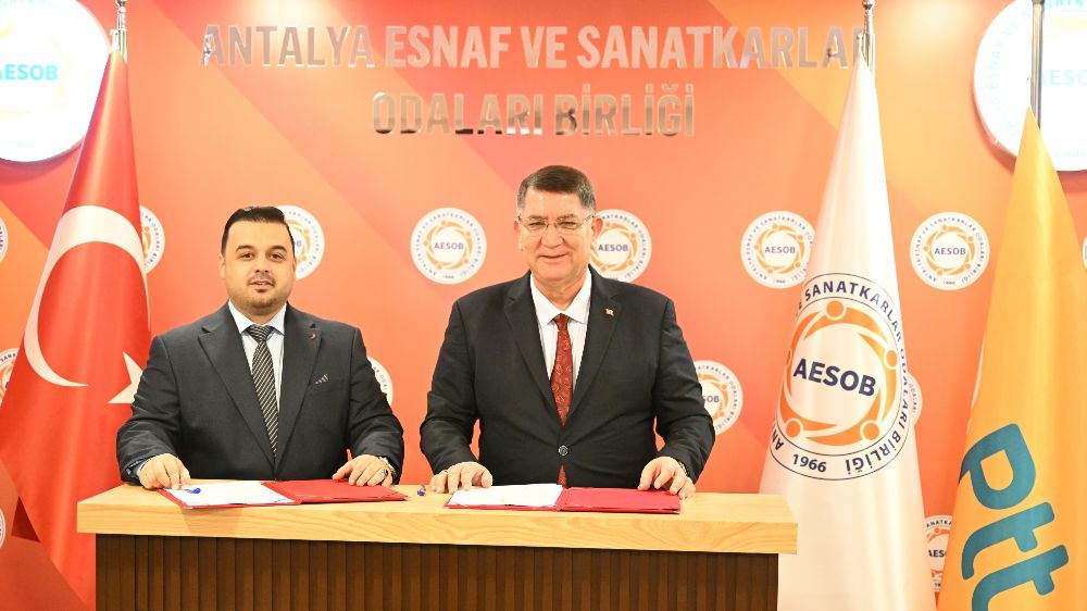 AESOB ve PTT arasında esnafa özel indirim protokolü imzalandı