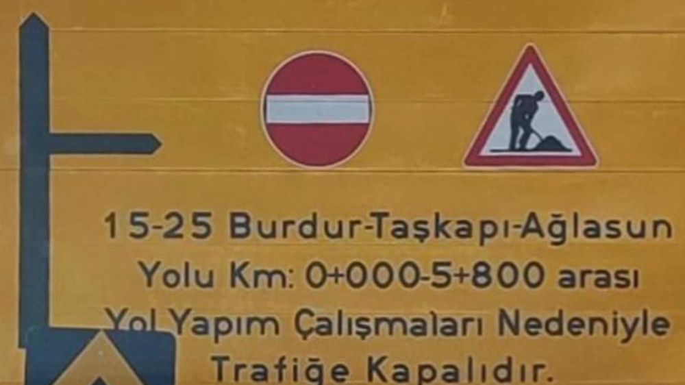 Ağlasun  Burdur yolu Trafiğe kapatıldı  yeni Güzergah 