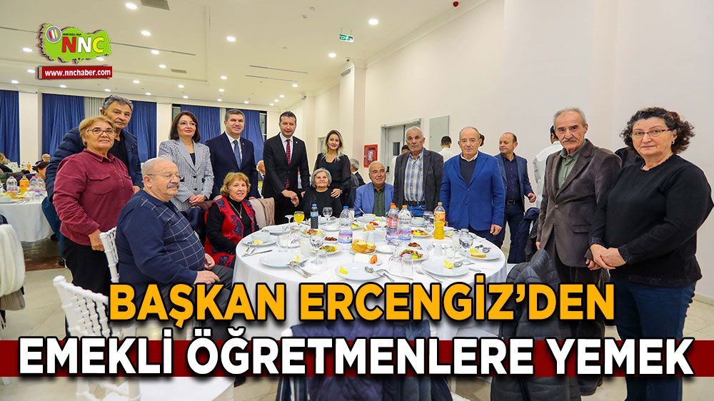 Ali Orkun Ercengiz’den Emekli Öğretmenlere Anlamlı Yemek