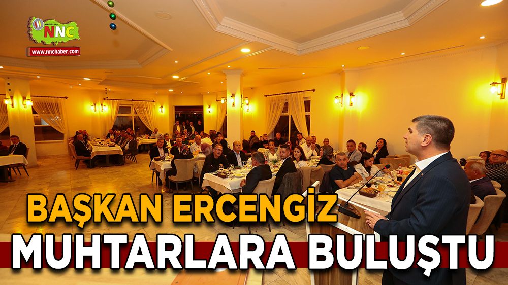 Ali Orkun Ercengiz ve muhtarlar Burdur için bir araya geldi