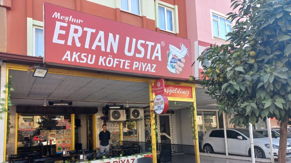 Antalya  Meşhur Ertan Usta Aksu Köfte Piyaz, "Kalite Belgesi" 