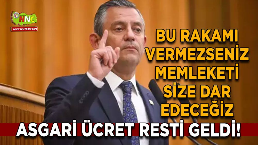 Asgari ücret resti geldi! Bu rakamı vermezseniz memleketi size dar edeceğiz