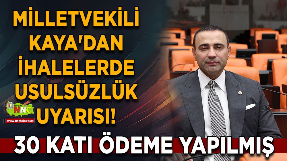 Aykut Kaya'dan ihalelerde usulsüzlük uyarısı! 30 katı ödeme yapılmış