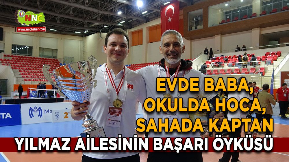 Baba ve Oğul Ay-Yıldızlı Başarı Mehmet ve Samet Yılmaz’ın ParaVolley Gururu