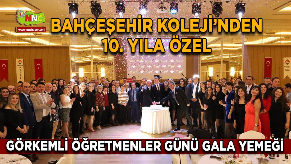 Bahçeşehir Koleji’nden 10. Yıla Özel Öğretmenler Günü Gala Yemeği