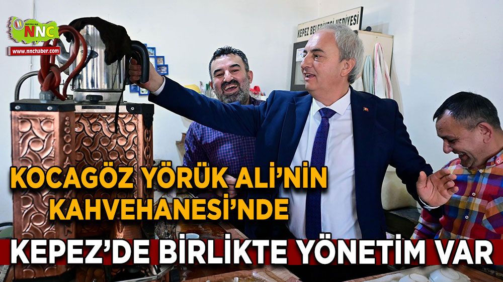 Başkan Kocagöz, Yörük Ali'nin Kahvehanesi'nde vatandaşlarla buluştu