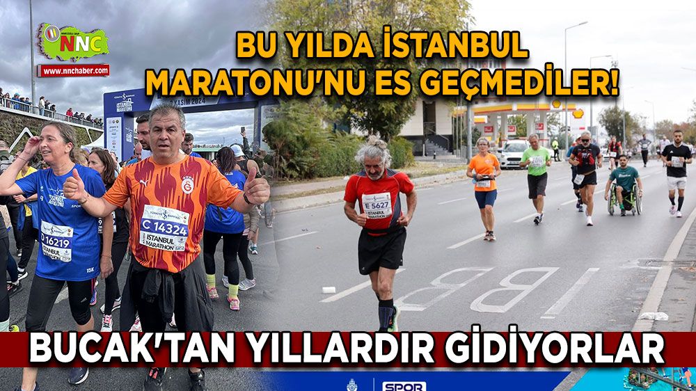 Bu yılda İstanbul Maratonu'nu es geçmediler! Bucak'tan yıllardır gidiyorlar