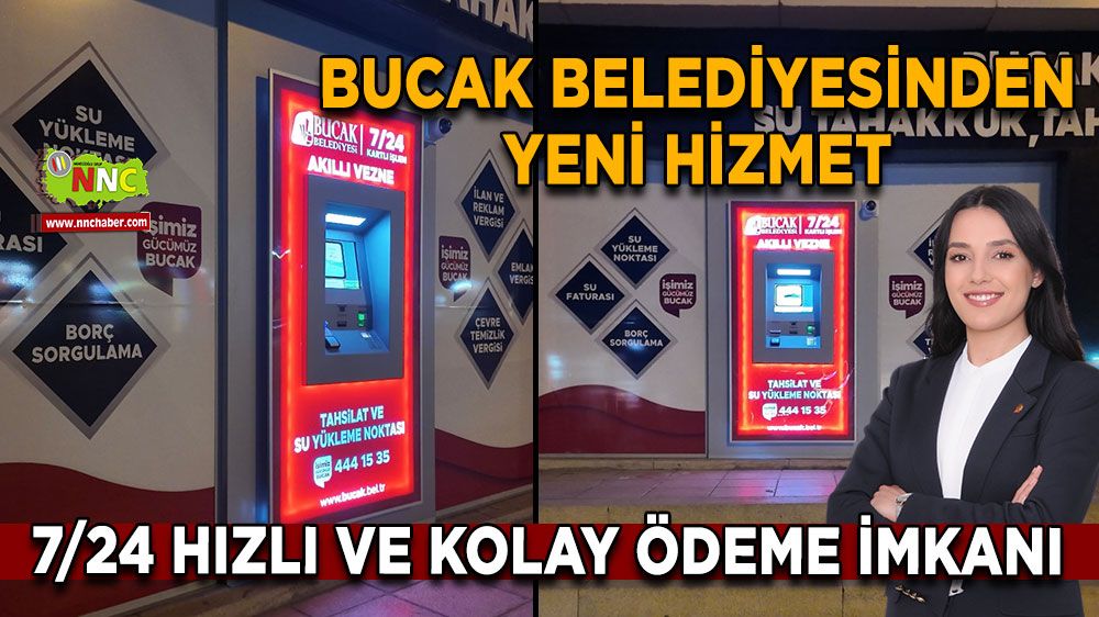 Bucak Belediyesi Akıllı Vezne Cihazları ile 7/24 Hızlı ve Kolay Ödeme İmkanı