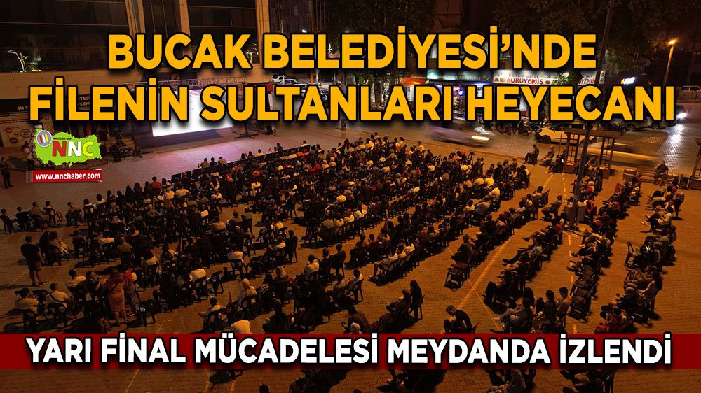 Bucak Belediyesi’nde Filenin Sultanları Heyecanı: Yarı Final Mücadelesi Meydanda İzlendi