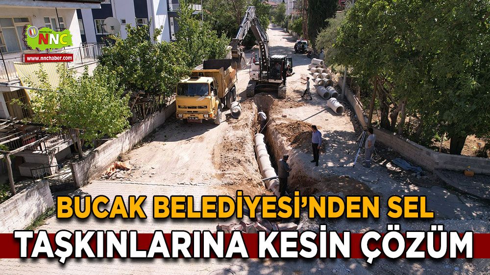 Bucak Belediyesi’nden Sel Taşkınlarına Kesin Çözüm