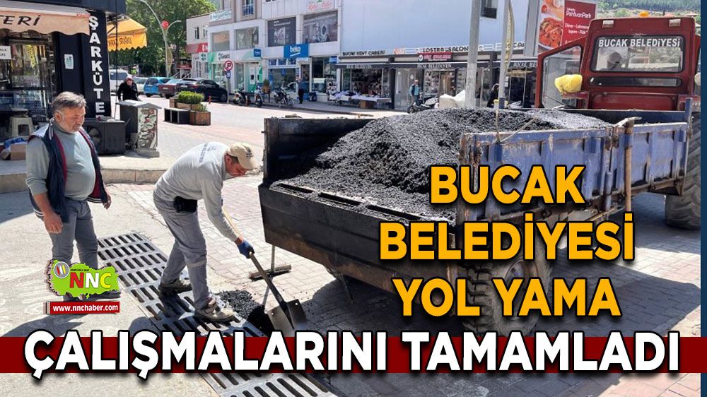 Bucak Belediyesi Yol Yama Çalışmalarını Tamamladı