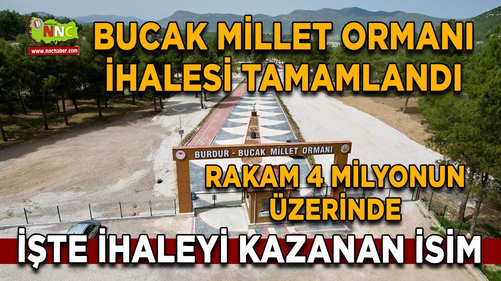 Bucak Millet Ormanı İhalesi Tamamlandı