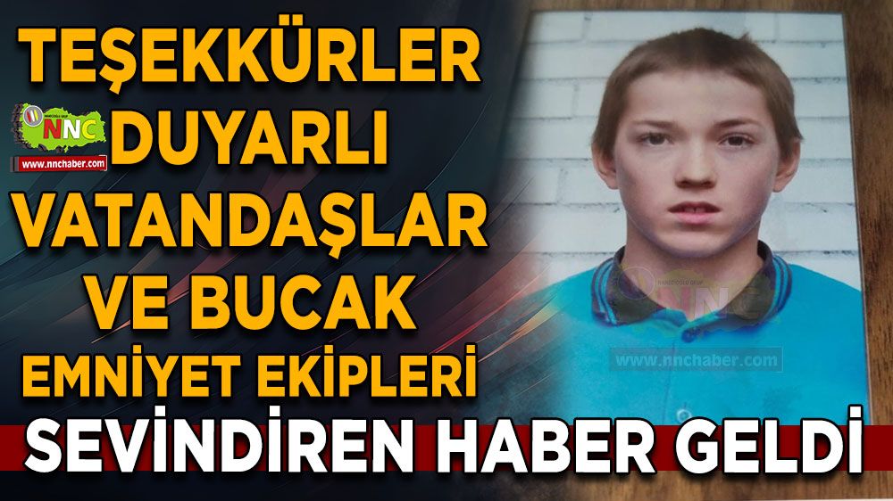 Bucak'ta 15 yaşındaki öğrenciden sevindiren haber! Emeği geçenlere teşekkürler