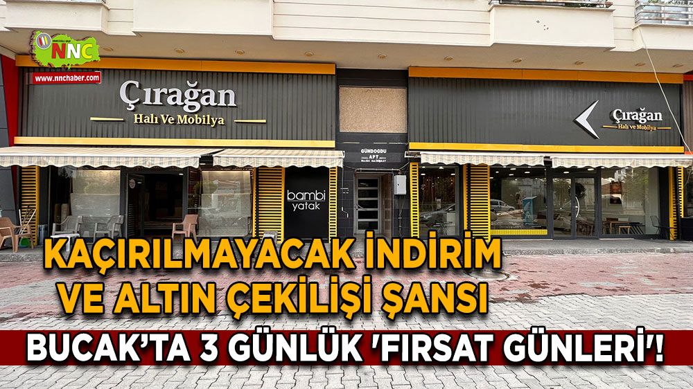 Bucak’ta 3 Günlük 'Fırsat Günleri'! Kaçırılmayacak İndirim ve Altın Çekilişi Şansı