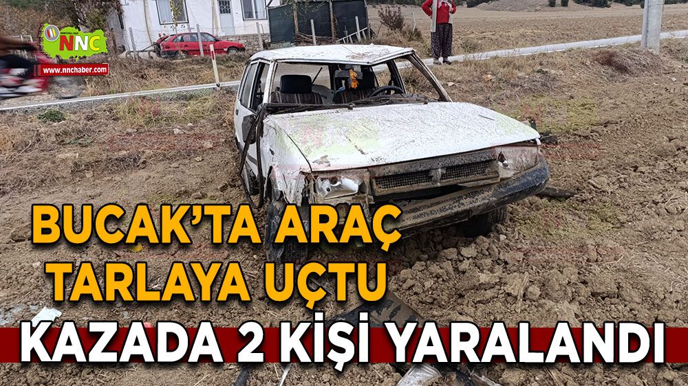 Bucak'ta bir kaza daha! 2 kişi yaralandı