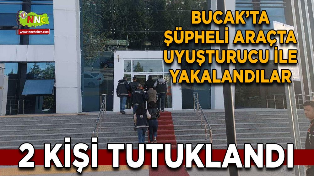 Bucak'ta durdurulan şüpheli araçta yakalandılar