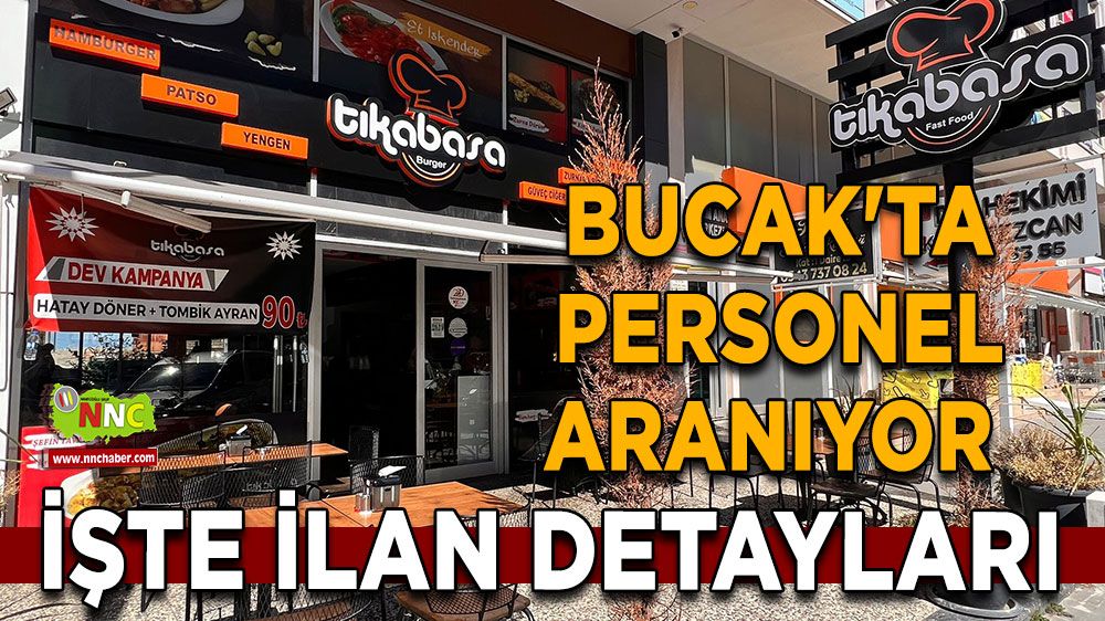 Bucak'ta personel aranıyor İşte ilan detayları