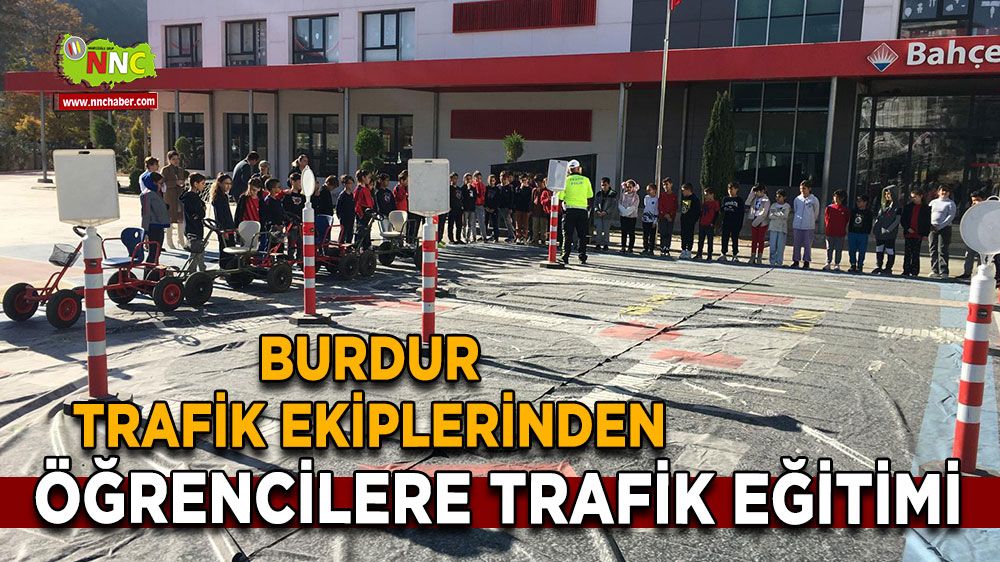 Burdur Trafik Ekiplerinden Öğrencilere Özel Trafik Eğitimi