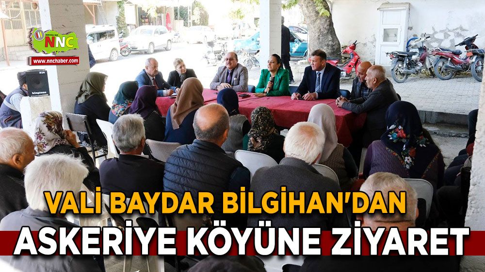 Burdur Valisi Tülay Baydar Bilgihan, Askeriye Köyü'nde Sorunları Dinledi