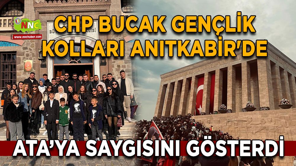 CHP Bucak Gençlik Kolları Anıtkabir'de Ata’ya Saygısını Gösterdi