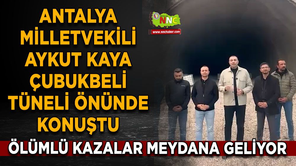 Çubuk Beli Tüneli önünde konuştu! Bakın neler söyledi