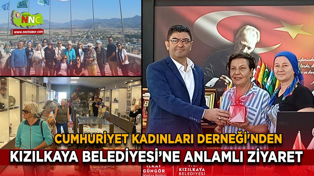 Cumhuriyet Kadınları Derneği'nden Kızılkaya Belediyesi’ne anlamlı ziyaret