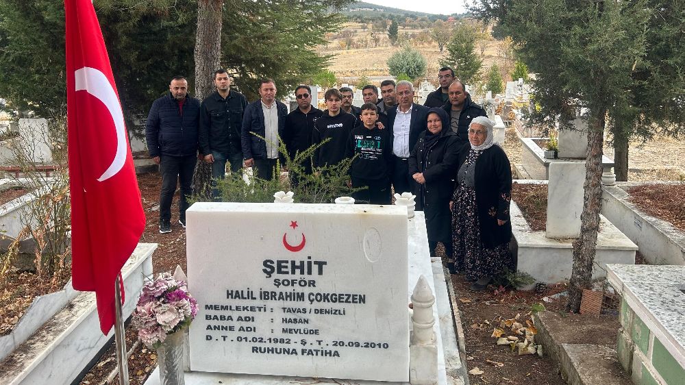 Denizli’de orman şehidi Halil İbrahim Çokgezen, 14. yılında anıldı