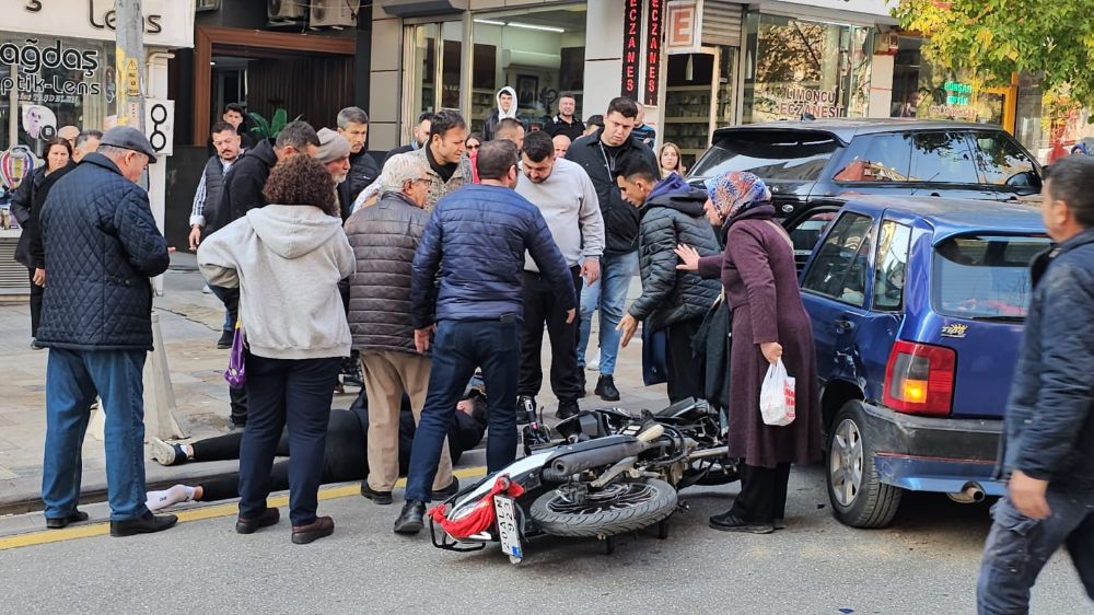 Denizli 'de trafik kazası! 1 kişi yaralandı