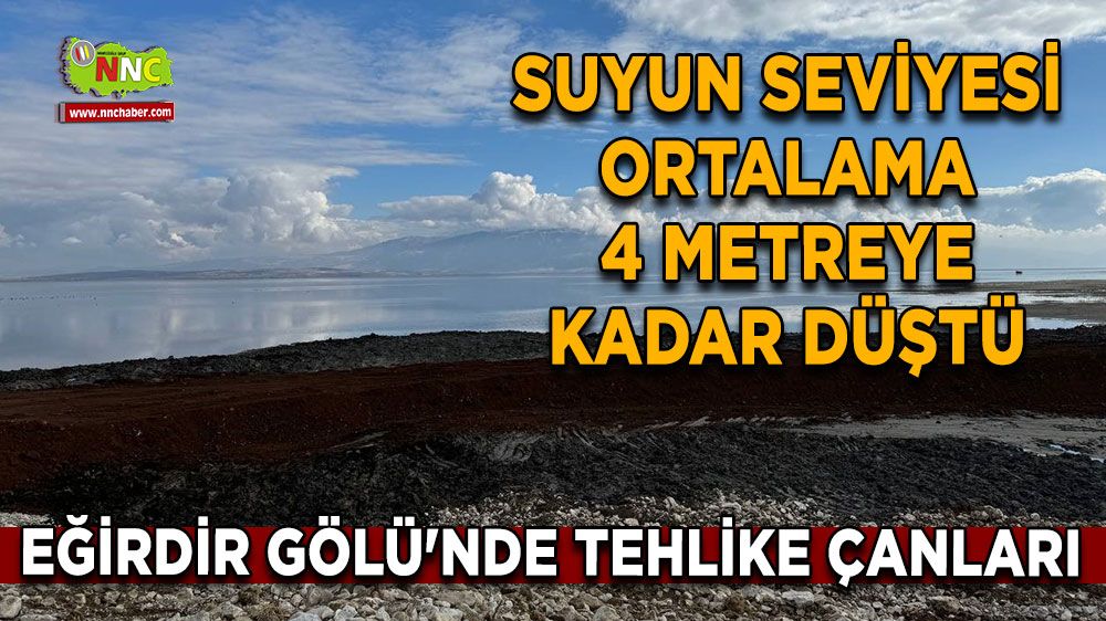 Eğirdir Gölü Kuraklık Tehlikesi Altında Eğirdir Gölü Kuruyor Isparta'nın Tarımsal Geleceği Tehlikede