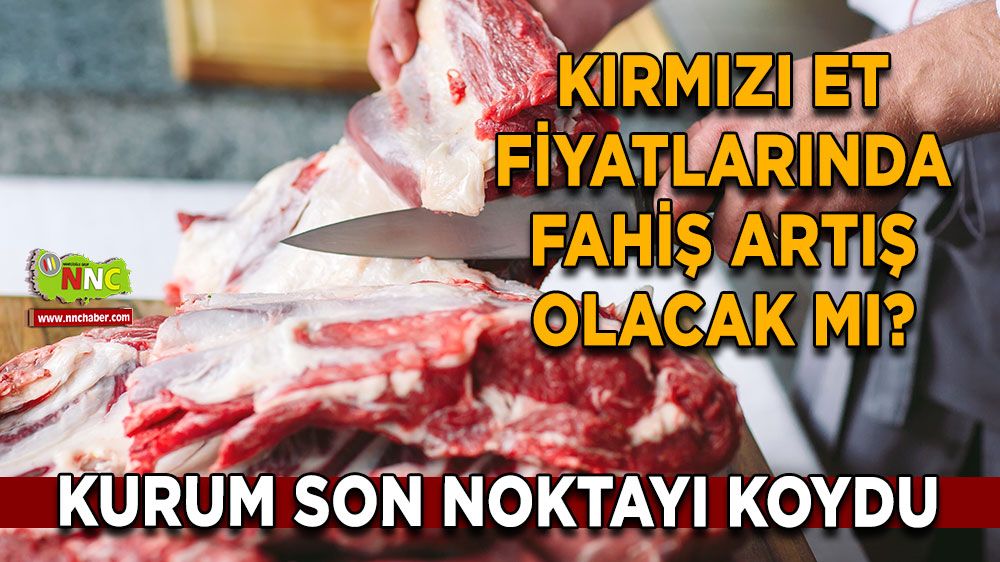 Et fiyatlarında fahiş fiyat söylentileri sonra açıklama geldi