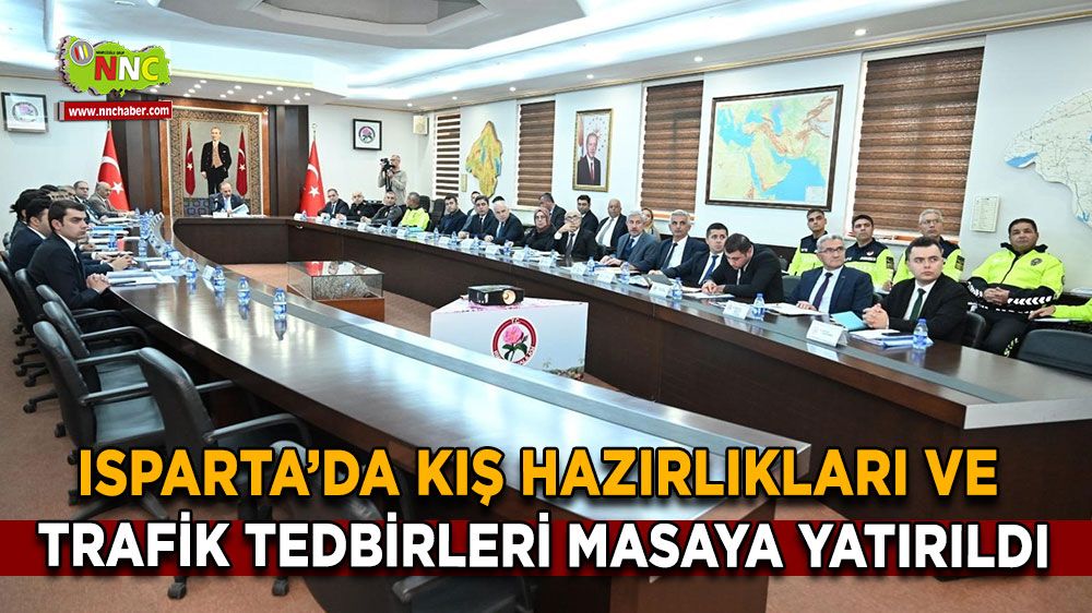 Isparta’da Kış Hazırlıkları ve Trafik Tedbirleri Masaya Yatırıldı