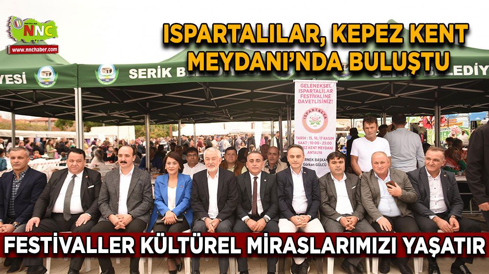 Ispartalılar, Kepez Kent Meydanı'nda geleneksel festivallerle buluştu