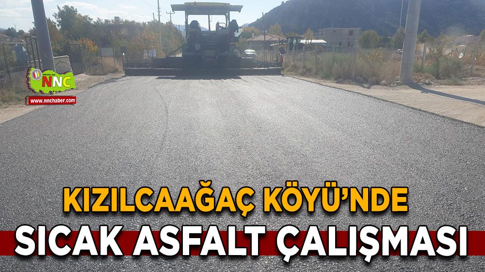 Kızılcaağaç Köyü Yeni Asfalt Yoluna Kavuştu