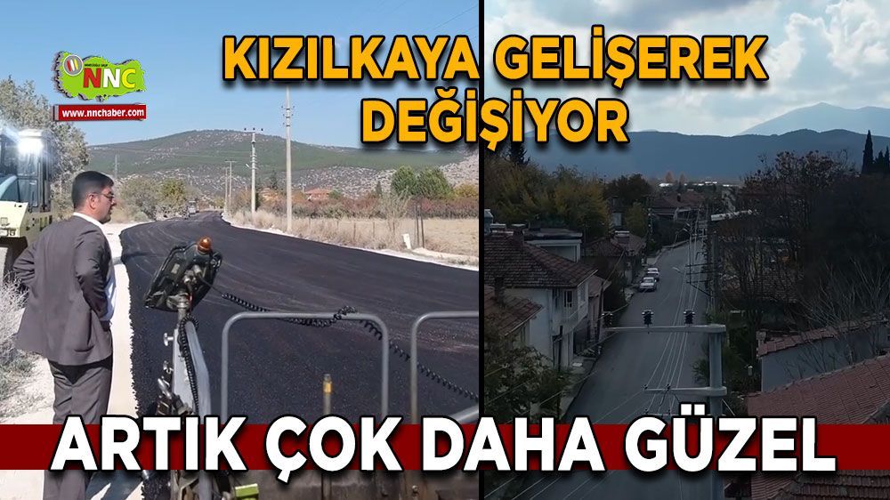 Kızılkaya’da büyük değişim Sıcak asfaltla modern ulaşım