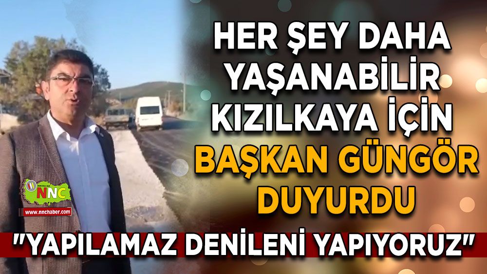 Kızılkaya'da yeni asfaltlama çalışmaları başladı