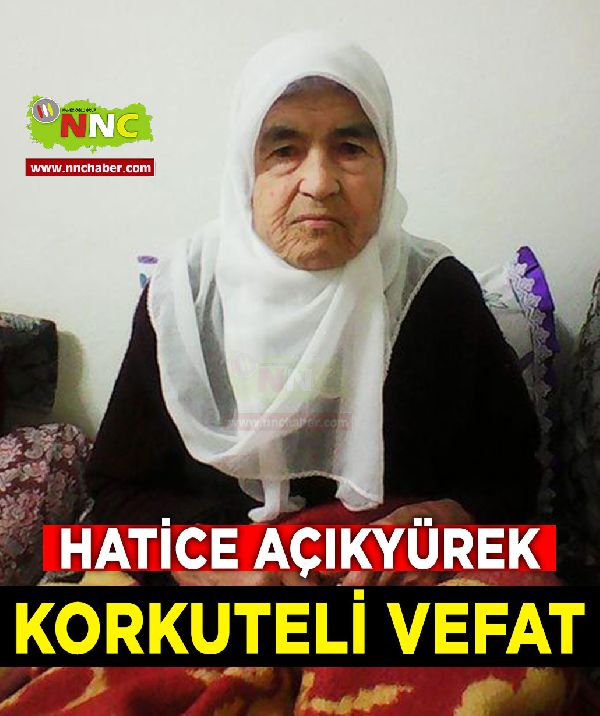 Korkuteli Vefat Hatice Açıkyürek