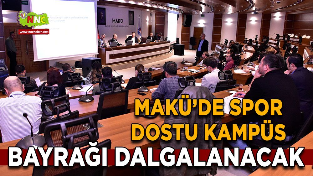 MAKÜ, Spor Dostu Kampüs Bayrağı İçin Kararlı Adımlar Atıyor