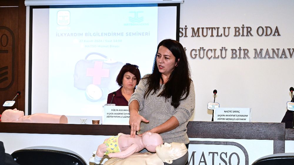 MATSO'da hayat kurtaran bilgiler İlk yardım semineri düzenlendi