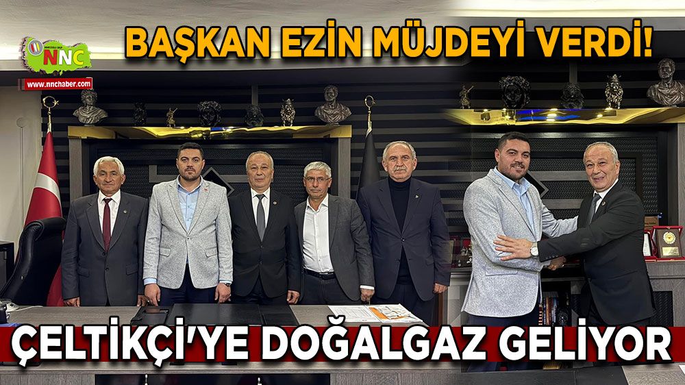 Ramazan Ezin müjdeyi verdi! Çeltikçi'ye doğalgaz geliyor