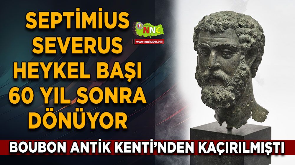 Septimius Severus Heykel Başı 60 Yıl Sonra Burdur'a Dönüyor