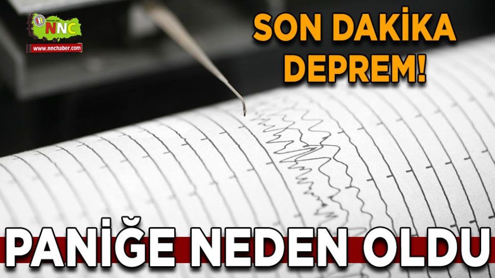 Son dakika Akdeniz Antalya Kaş Deprem 