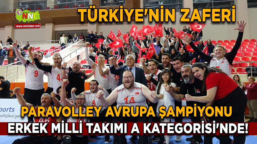 Türkiye'nin Zaferi ParaVolley Avrupa Şampiyonu Erkek Milli Takımı A Kategorisi'nde!