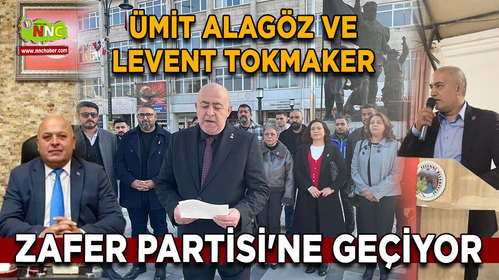 Ümit Alagöz ve Levent Tokmaker Zafer Partisi'ne geçiyor