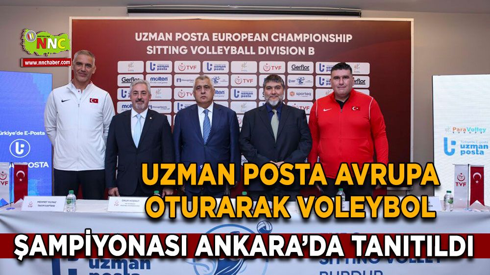 Uzman Posta Avrupa Oturarak Voleybol Şampiyonası Ankara’da Tanıtıldı