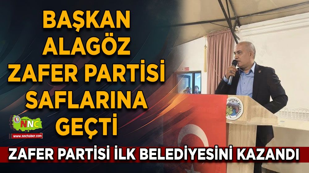 Zafer Partisi ilk belediyesini kazandı Ümit Alagöz Zafer Partisi saflarına geçti