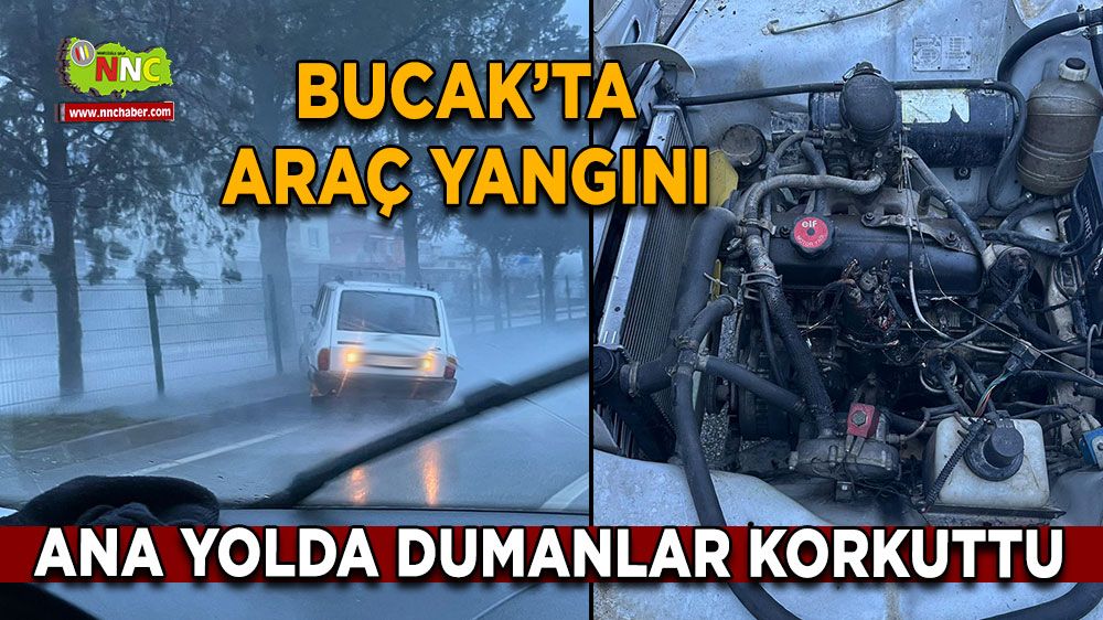 Antalya Burdur karayolunda araç yangını! Ekipler seferber oldu