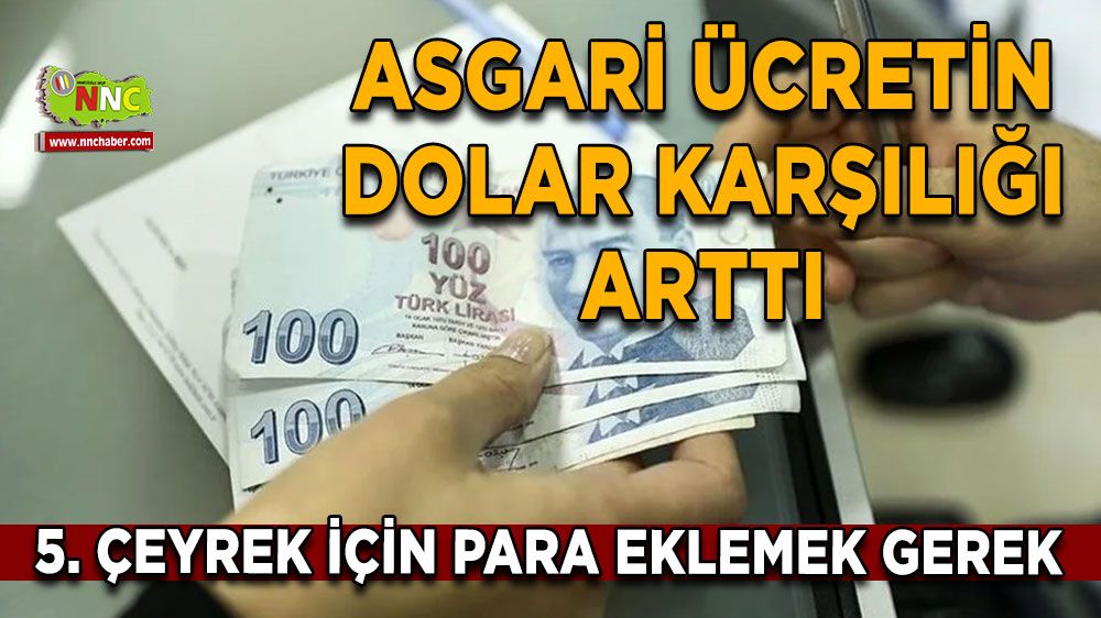 Asgari ücrete kaç dolar zam yapıldı? Asgari ücret alan kaç çeyrek altın alabiliyor?