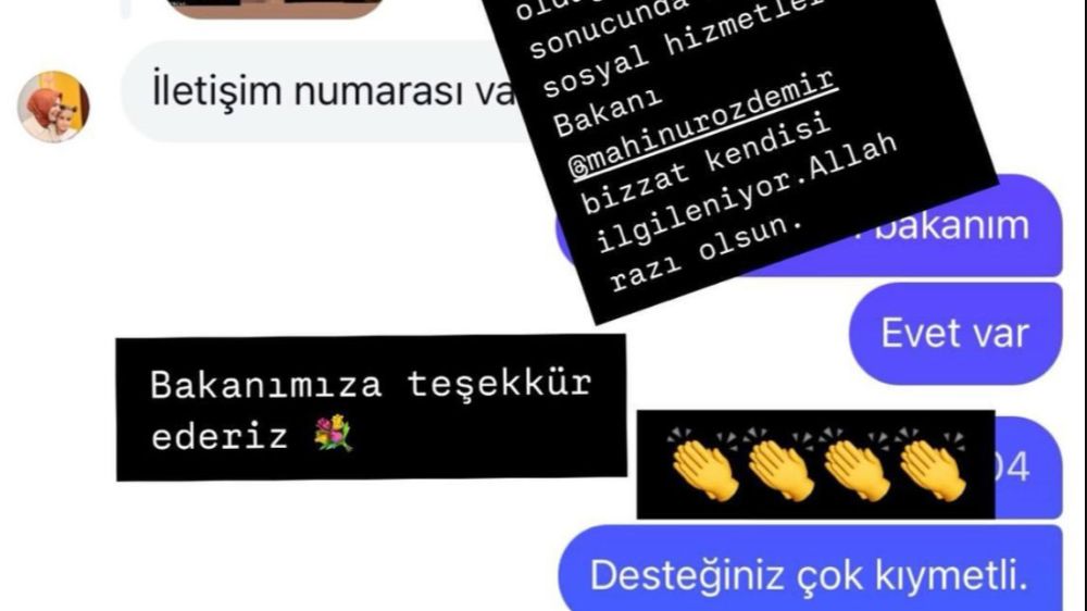 Bakan Mahinur Özdemir Göktaş, şiddet mağduru Filiz Y.'ye bakanlık desteği verecek