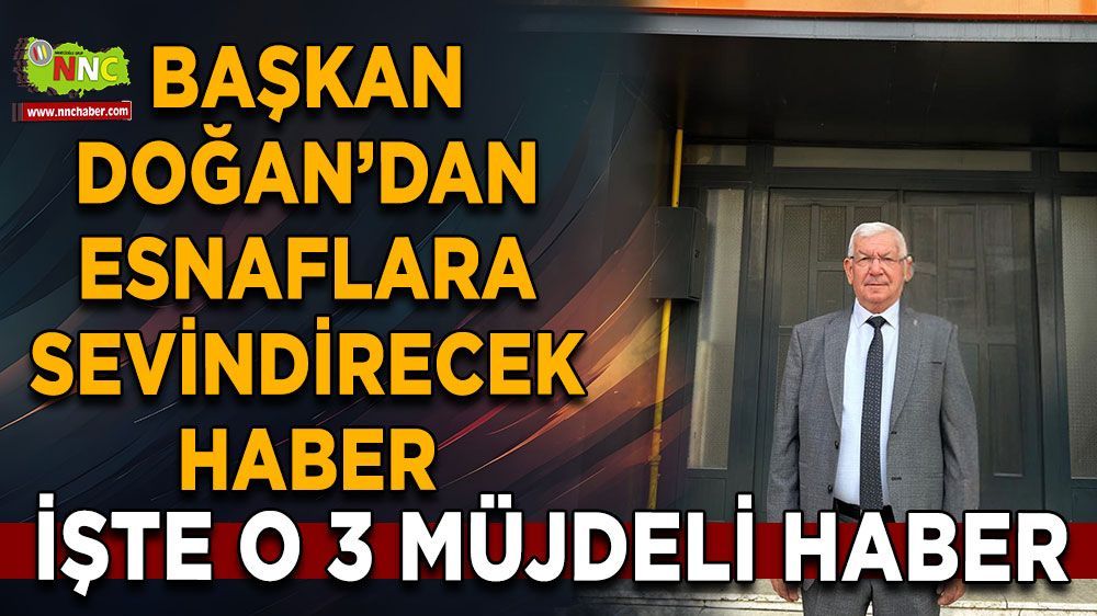 Bucak esnafına yeni yılda büyük kolaylıklar